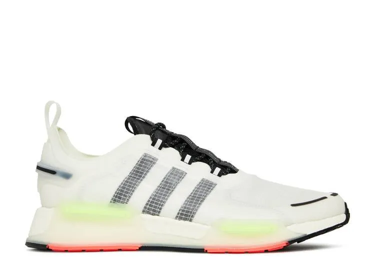 Adidas NMD_V3 'CRYSTAL WHITE SIGNAL GREEN' sneakers, white