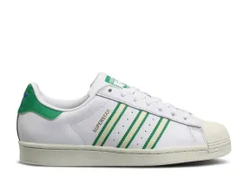 Adidas SUPERSTAR 'TEAM COLORS - WHITE GREEN' sneakers, white