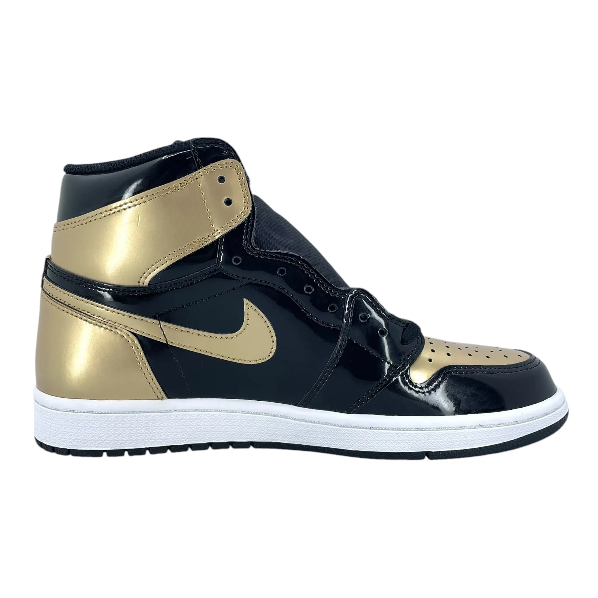 Air Jordan 1 Retro High NRG Patent Gold Toe