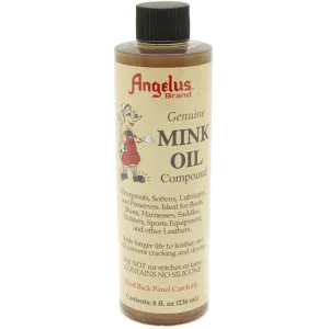 ANGELUS Mink Oil Liquid, 8 Fl. oz