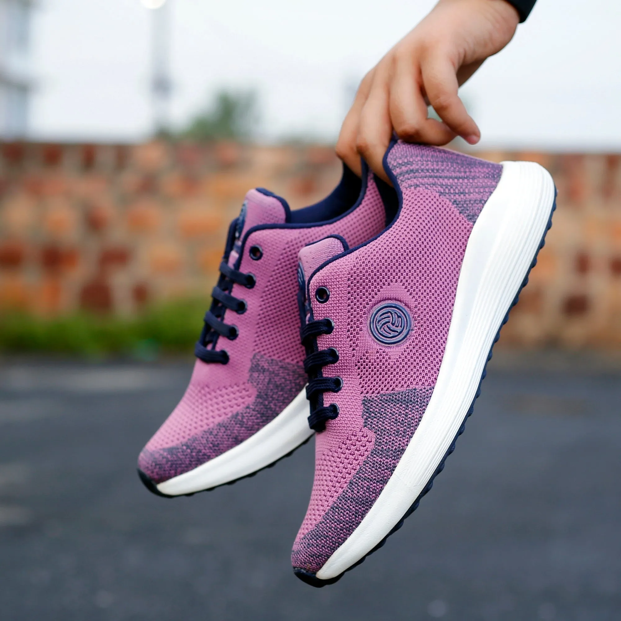 Bacca Bucci TOKYO Running Shoes for Women | Pink & Purple Women Walking Shoes