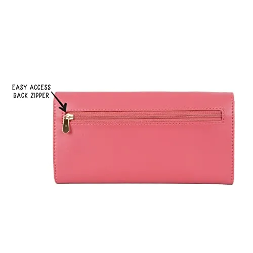 Baggit Women's Harmonium Wallet - Extra Large (Pink)