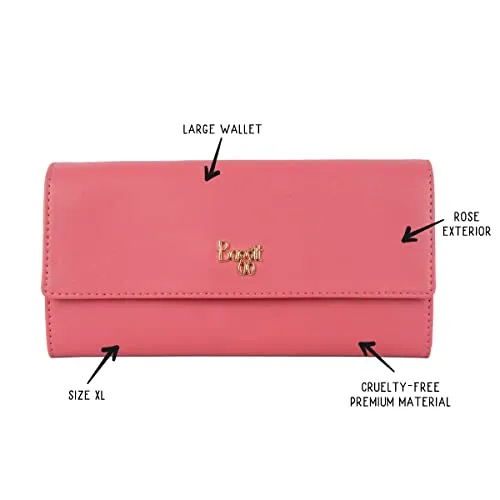 Baggit Women's Harmonium Wallet - Extra Large (Pink)