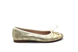 Beberlis Metallic Weave Ballet Flat