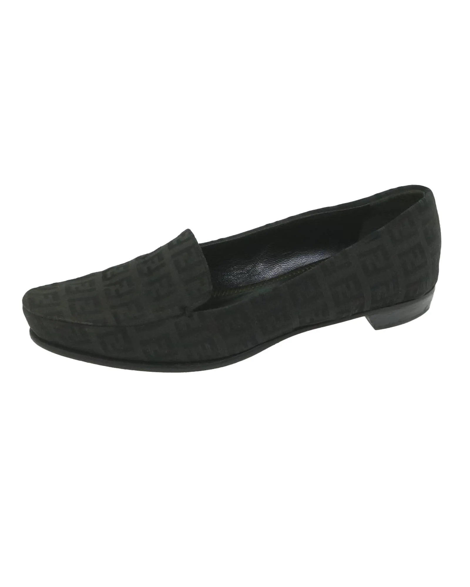 Black Canvas Zucchino Loafers - Italian Made