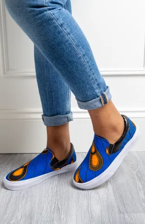 ENUGU Casual Slip-On Trainers - Stylish African Print Sneakers Pumps