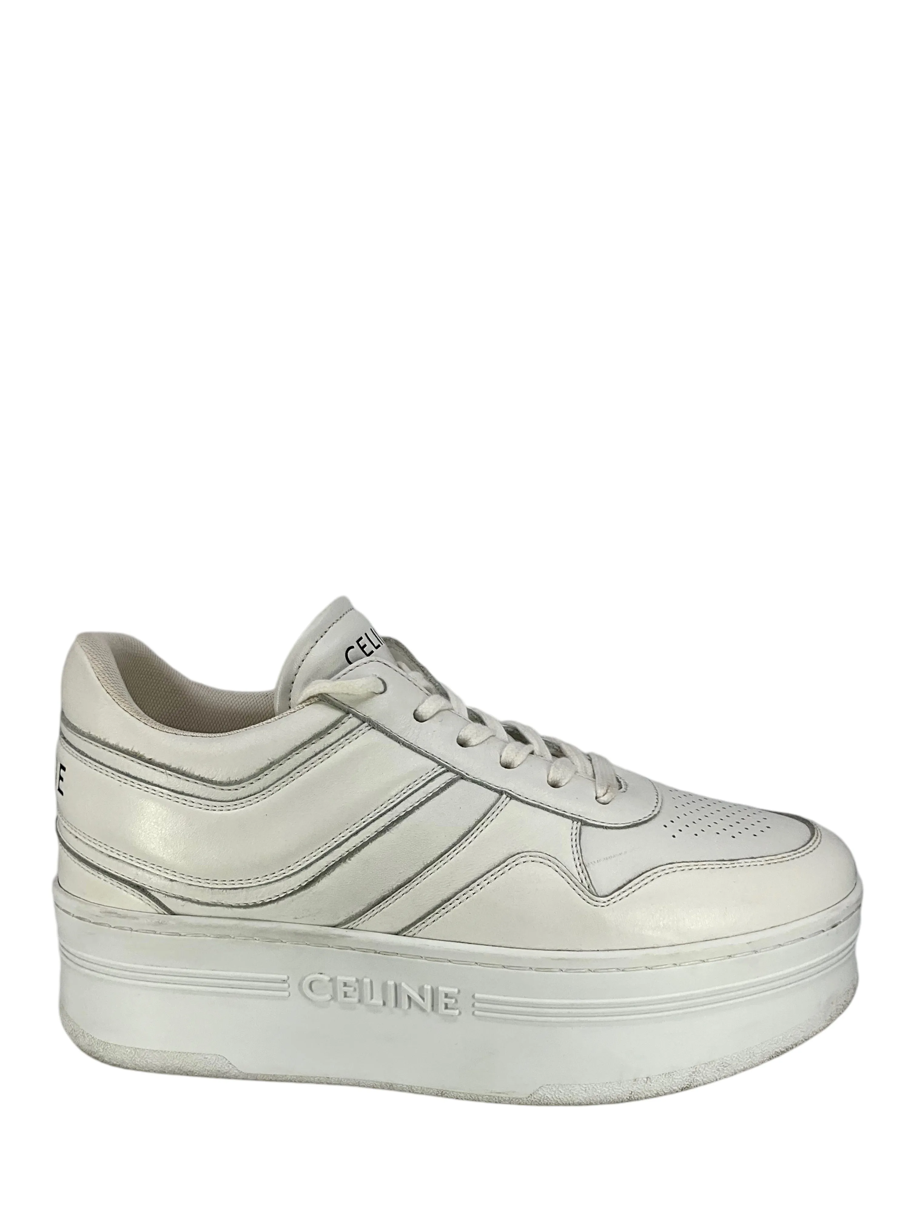 CELINE Leather Block Sneakers Size 9