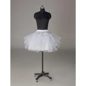 Fashion Short Wedding Dress Petticoat Accessories White LP012