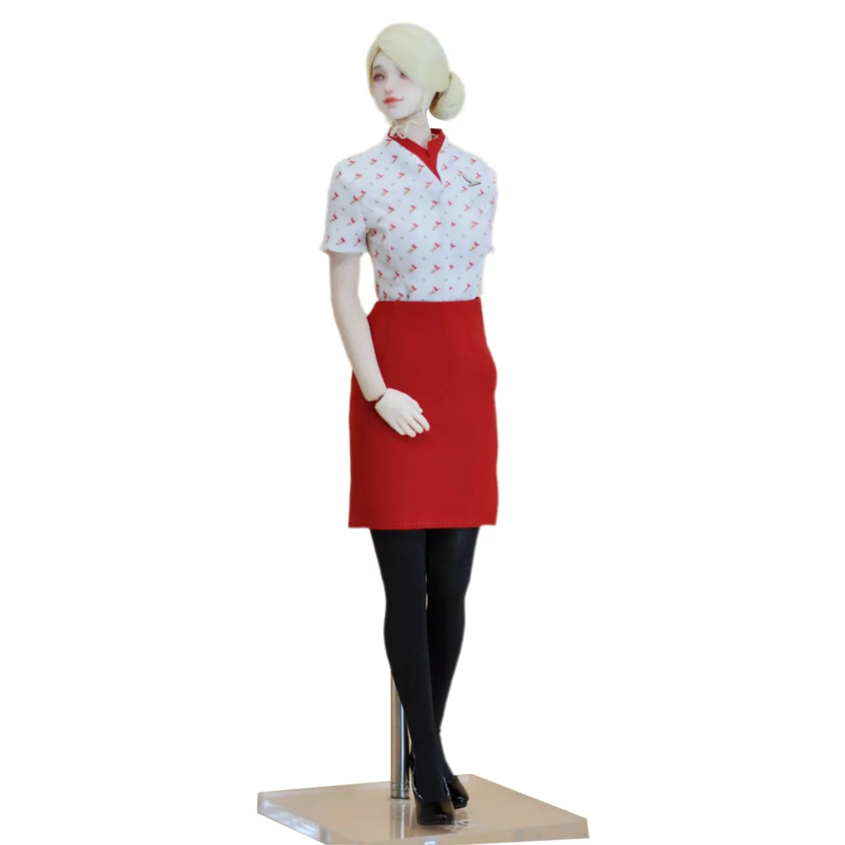 HiPlay CUKE TOYS, G Flight Attendant Outfit Set, Figure Doll Clothes