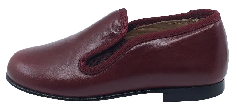 Hoo Shoes Smoking Loafer, Burgundy