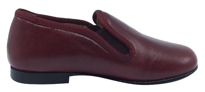 Hoo Shoes Smoking Loafer, Burgundy