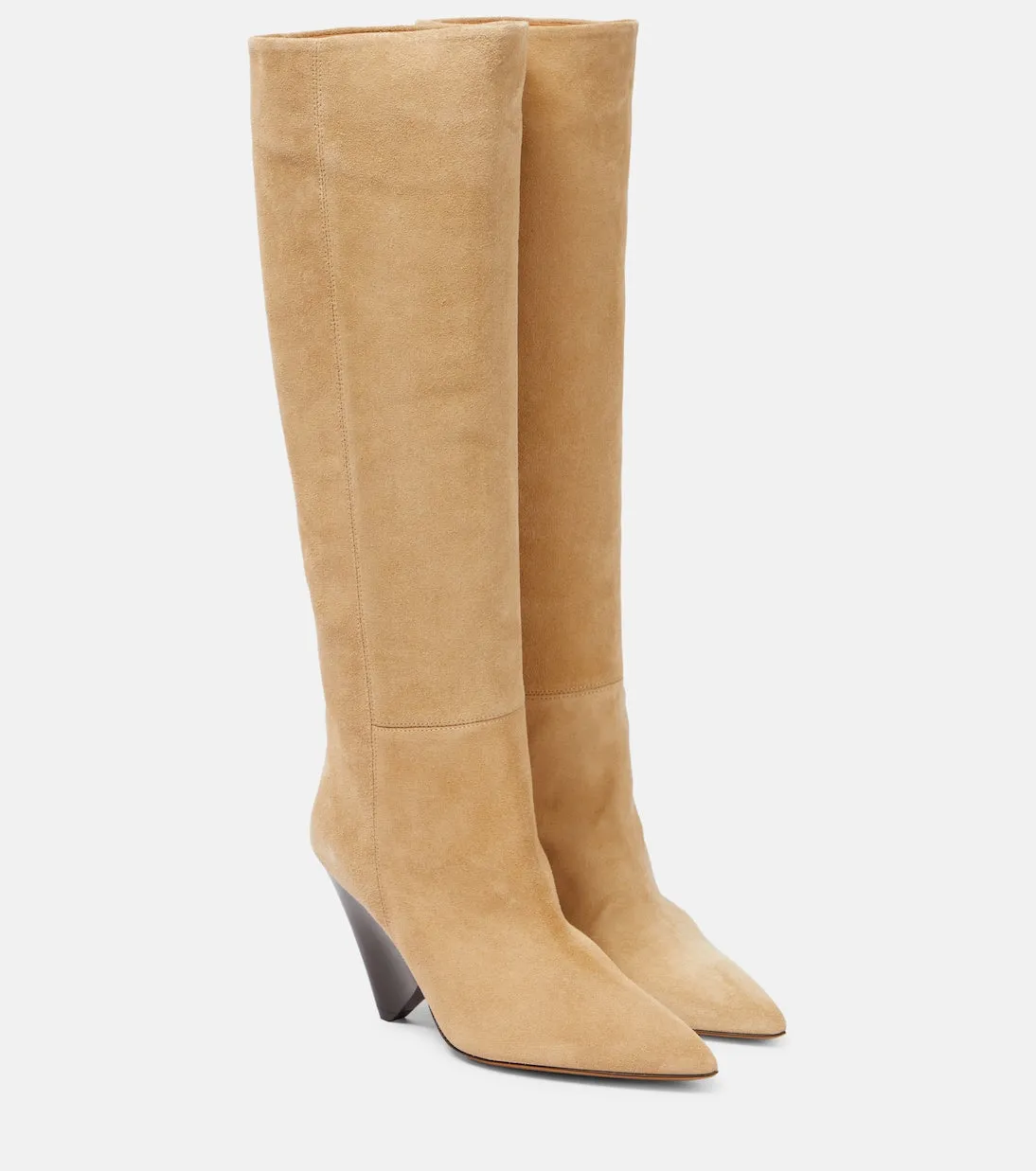 Isabel Marant suede lakita boots, beige