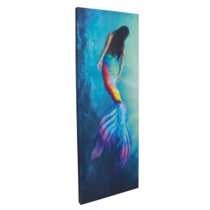 Mermaid Tail Outdoor Canvas Art Print - 16" x 48"