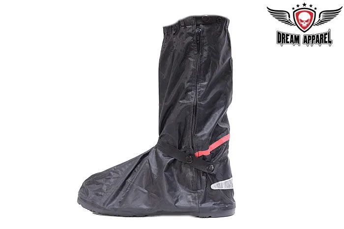 Motorcycle Rain Boot Covers With Rubber Outer Sole - Raingard Legs