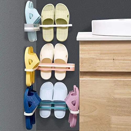 Multifunction Folding Slippers / Shoes Hanger Organizer Rack