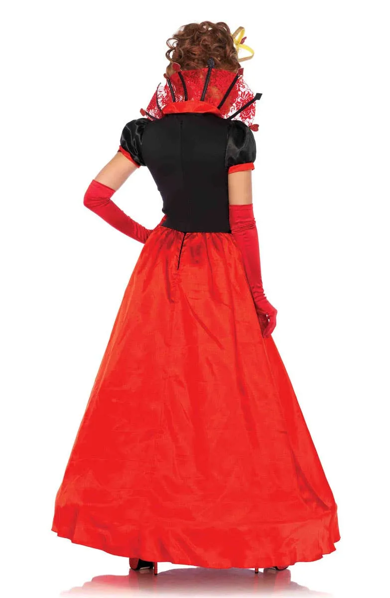 Queen of Hearts Womens Deluxe Fairytale Costume